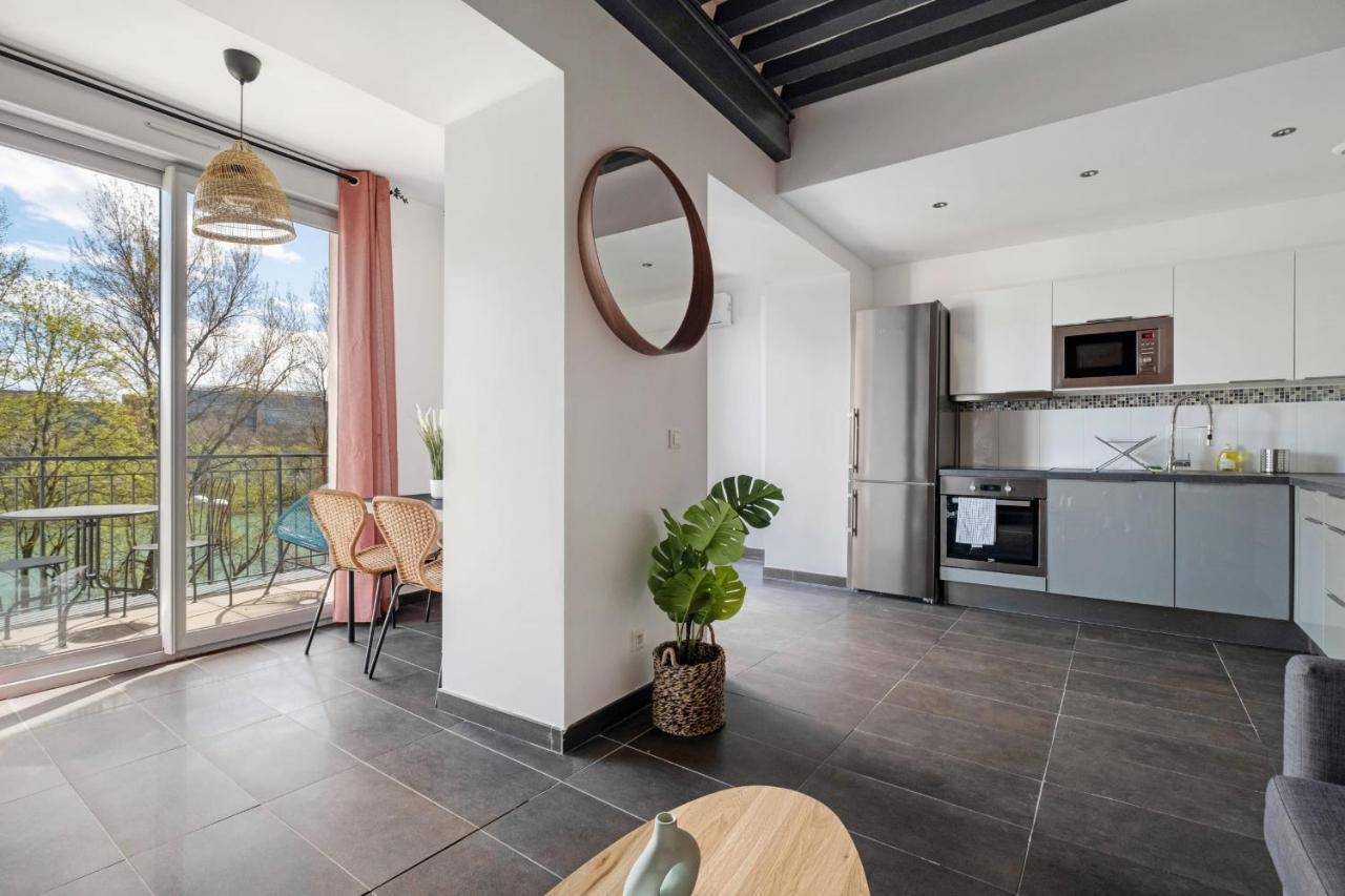 Lyon Cite- Appartement Vue Rhone Terrasse-Caluire Exterior foto